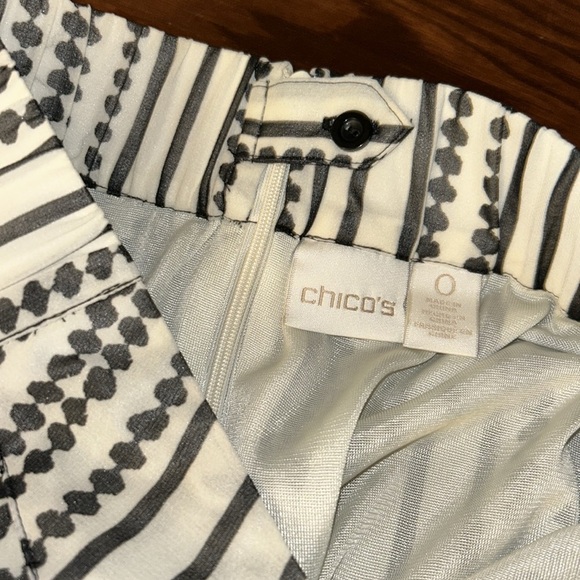 Chico’s Maxi Ruffle Skirt size 0 Black & White - Picture 4 of 4